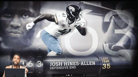 CHANNELADRIANTV Reacts | NFL Top 100 Players Of The 2024-2025 Season #63|DE Josh Hines Allen