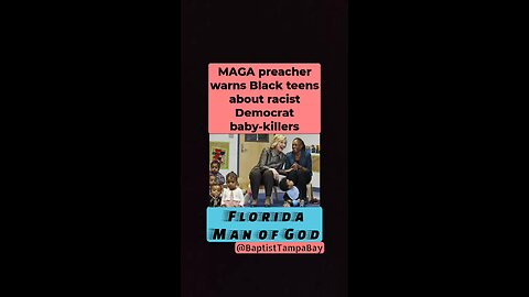 MAGA Preacher Warns Black Youths About Baby-Killing Legacy of Racist Democrats & Feminists