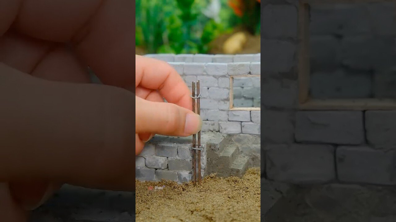 I Tried MINI Bricks for My DIY House Project and Here's What Happened #miniature #shorts #house