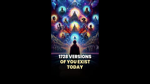 YOU HAVE 1,728 VERSIONS OF YOU
