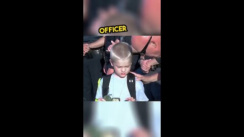 This boy had one request from this cop 🥺