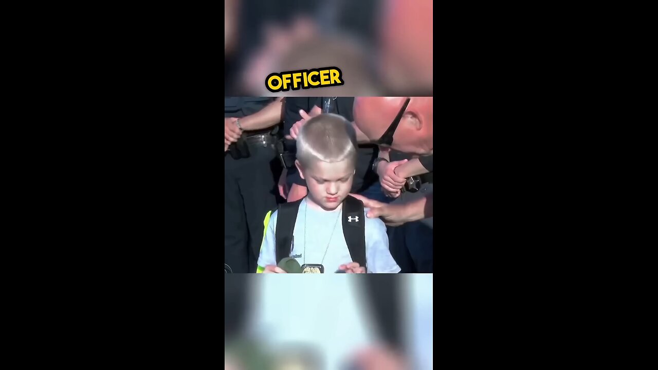 This boy had one request from this cop 🥺