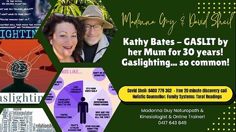 Kathy Bates was Gaslit by her mum for 30 years!! Let's chat about gaslighting & watch her face!