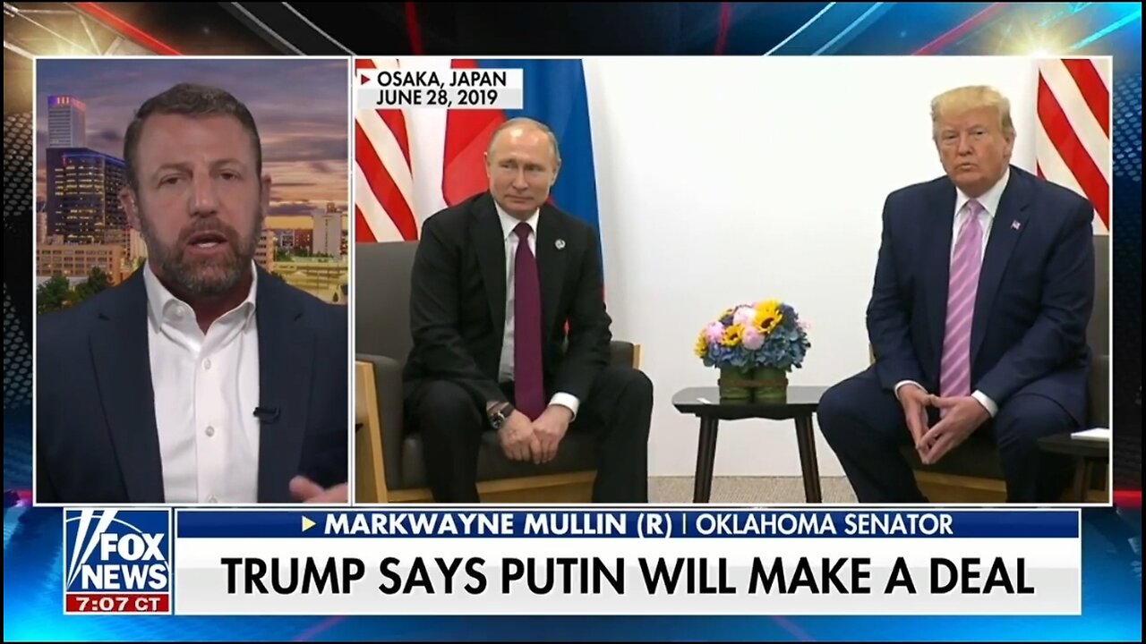 Sen Mullin: Trump Is The President Of Peace