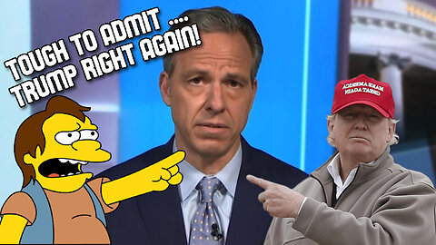 Jake Tapper Forced To Admit Trump Was Right! | Larry O'Connor