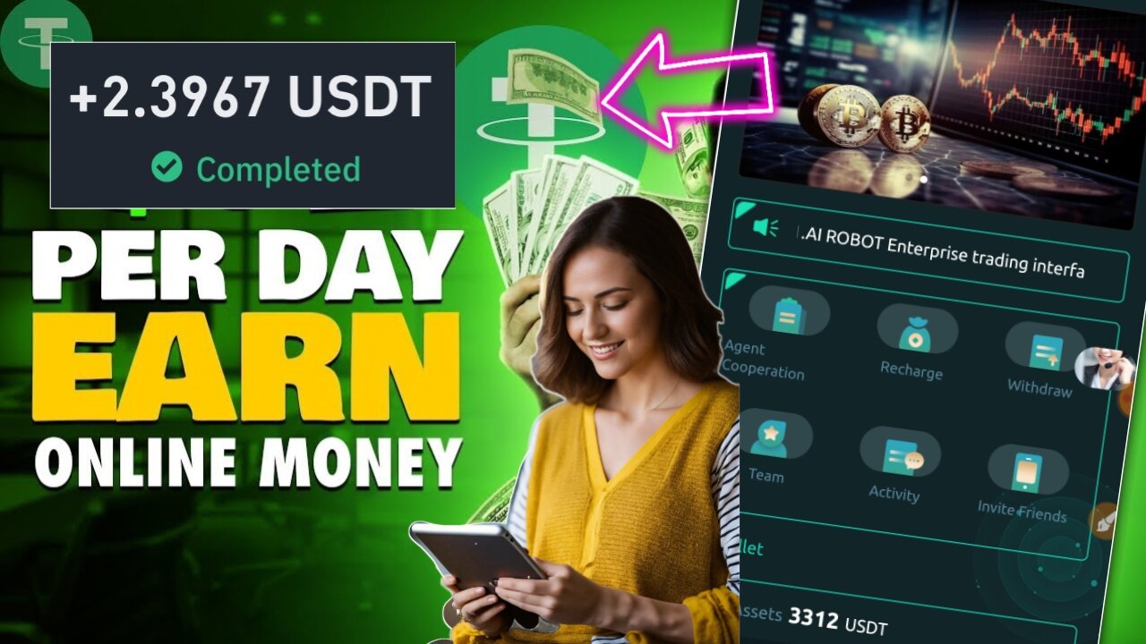 Online Earning way | daily basic earning | ai quantify earning site