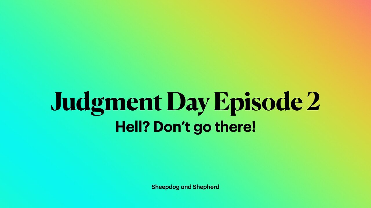 Hell? Don't go there!