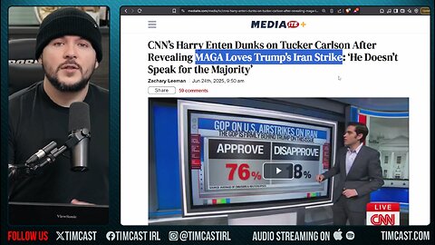 CNN Host SHOCKED MAGA Supports Trumps Iran Strikes, Overall Attack Is UNPOPULAR Among Voters
