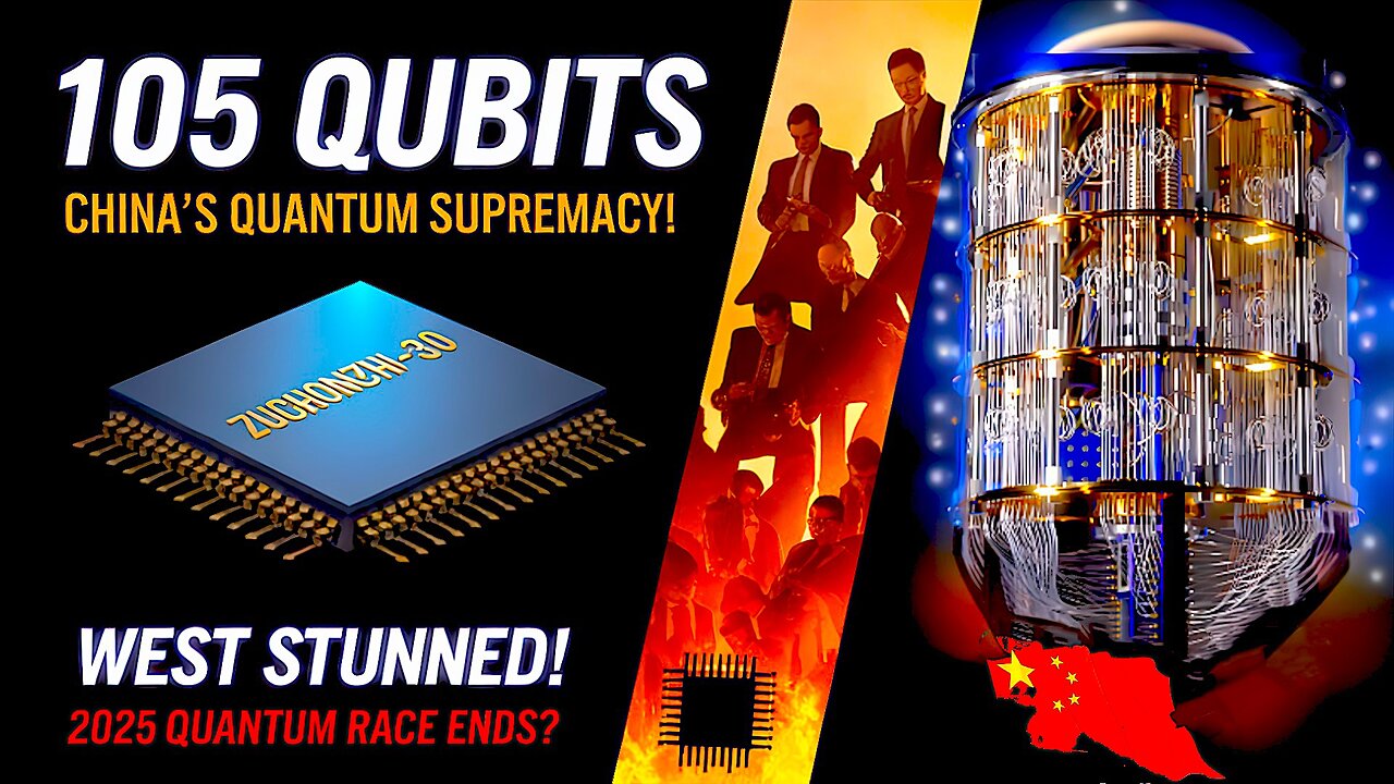😱 105 Qubits of Zuchongzhi-3.0 Leave West Stunned in 2025! #QuantumRace