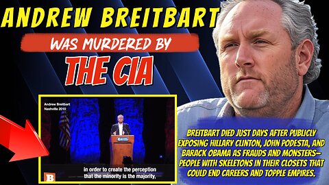 The Awake Nation 08.20.2025 Andrew Breitbart Was Murdered By The CIA
