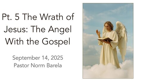 Pt. 5 The Wrath of Jesus: The Angel With the Gospel