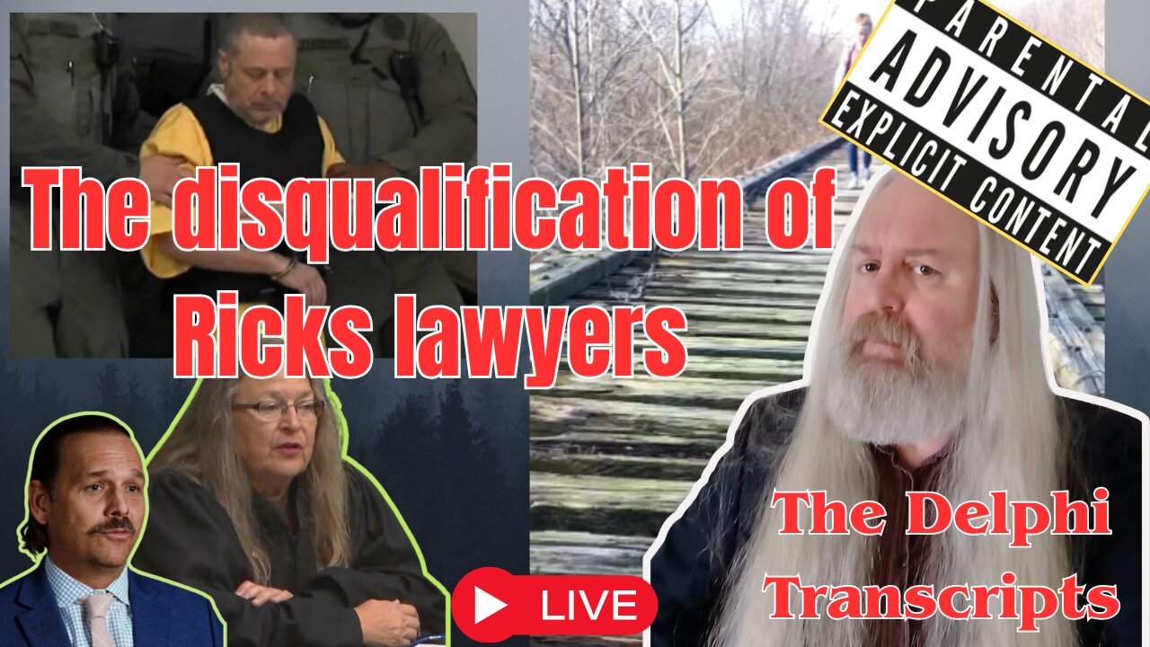 The Disqualification of Rick Allen's Lawyers. (With added snark)