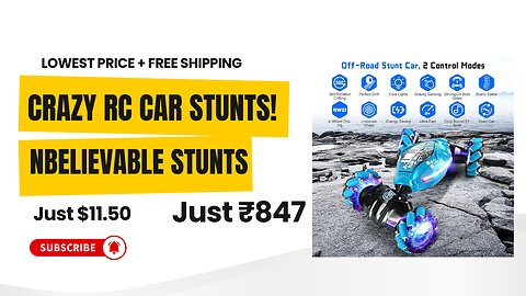2.4GHz 4WD RC Stunt Car – Gesture Control, Drifts & FREE Shipping!