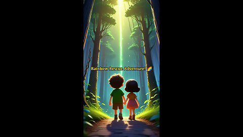 Rainbow Rescue Adventure! 🌈 #KidsMagicQuest #cartoon #shorts