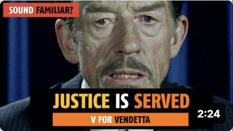 "Justice Delivered in V for Vendetta"