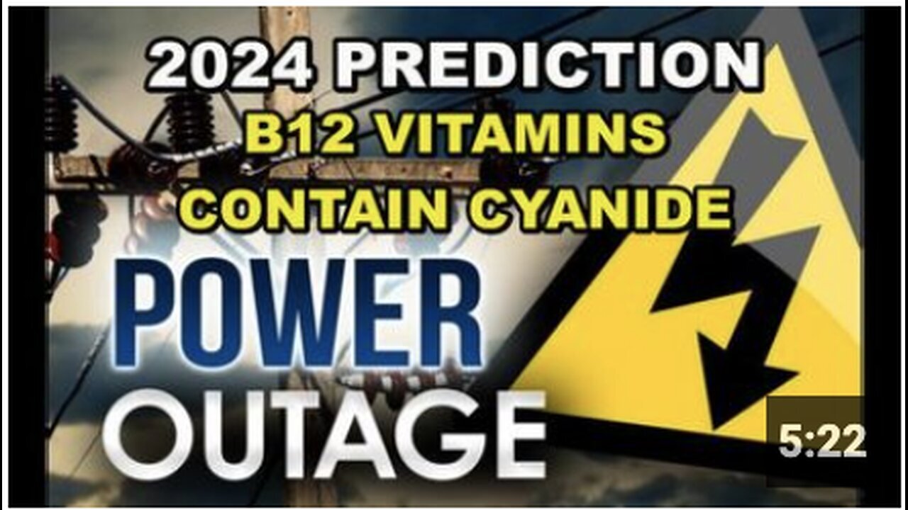"2024 Shutdown Forecast: Big Pharma Allegedly Sells B12 Vitamins Containing Cyanide"