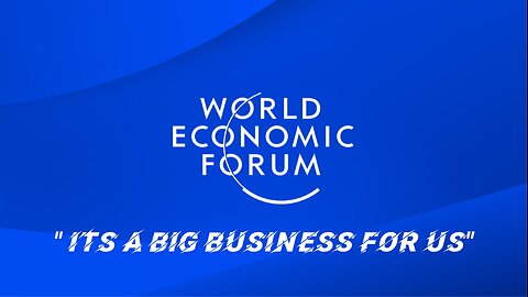 WEF Its a BIG Business for us!