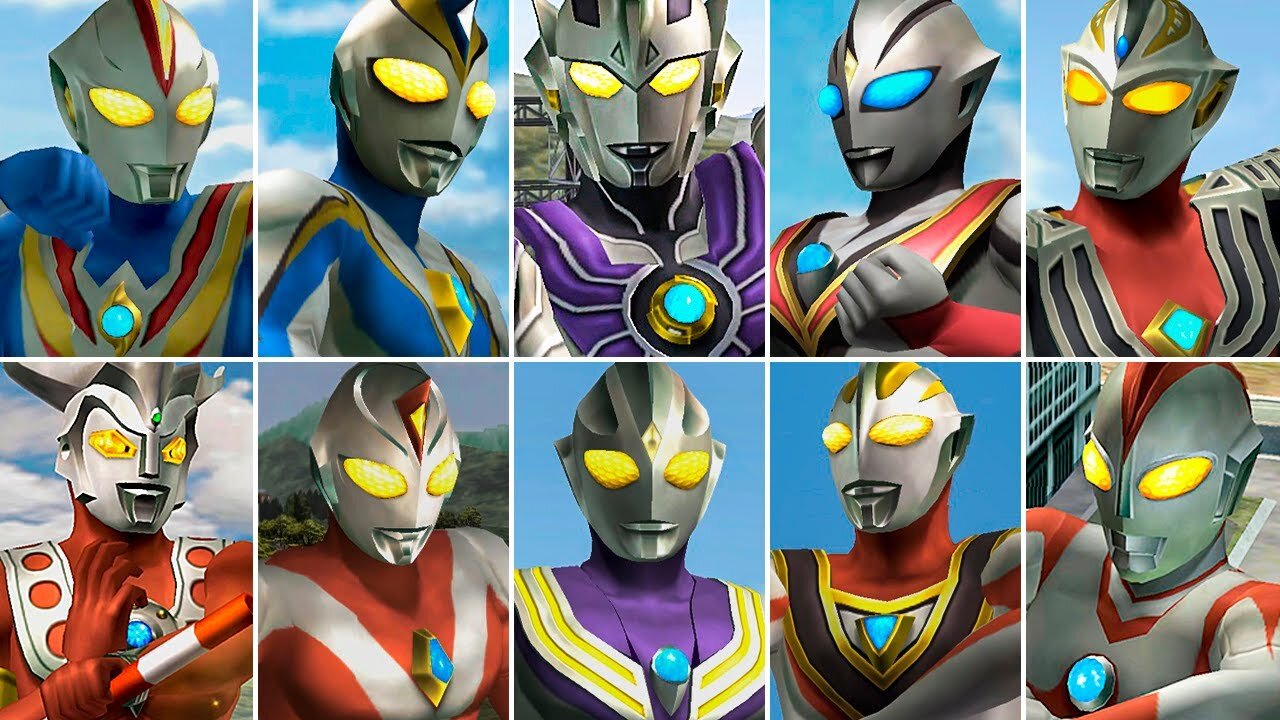 [Ultra-clear image quality 60 frames] Ultraman fighting evolution 3 all characters must kill