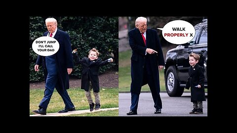 Trump Becomes Grandpa for a Day?! 😂 Elon Musk’s Son Lil X Steals the Show in Florida!