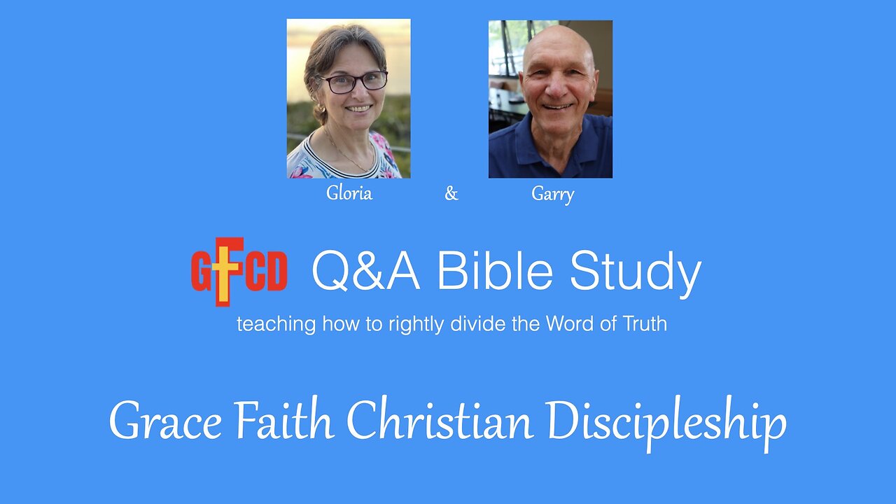 John 9:13-38 - GFCD Bible Study