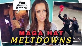 Liberals LOSE IT Over MAGA Hats - Screaming and Yelling At Innocent People