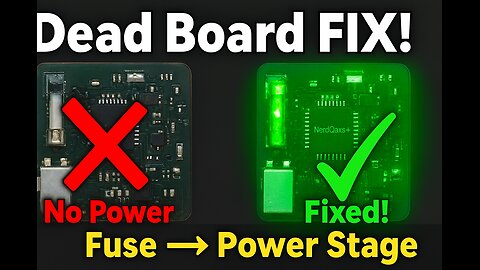 NerdQaxe++ Repair Guide | Step-by-Step Troubleshooting (Dead Board Fix)