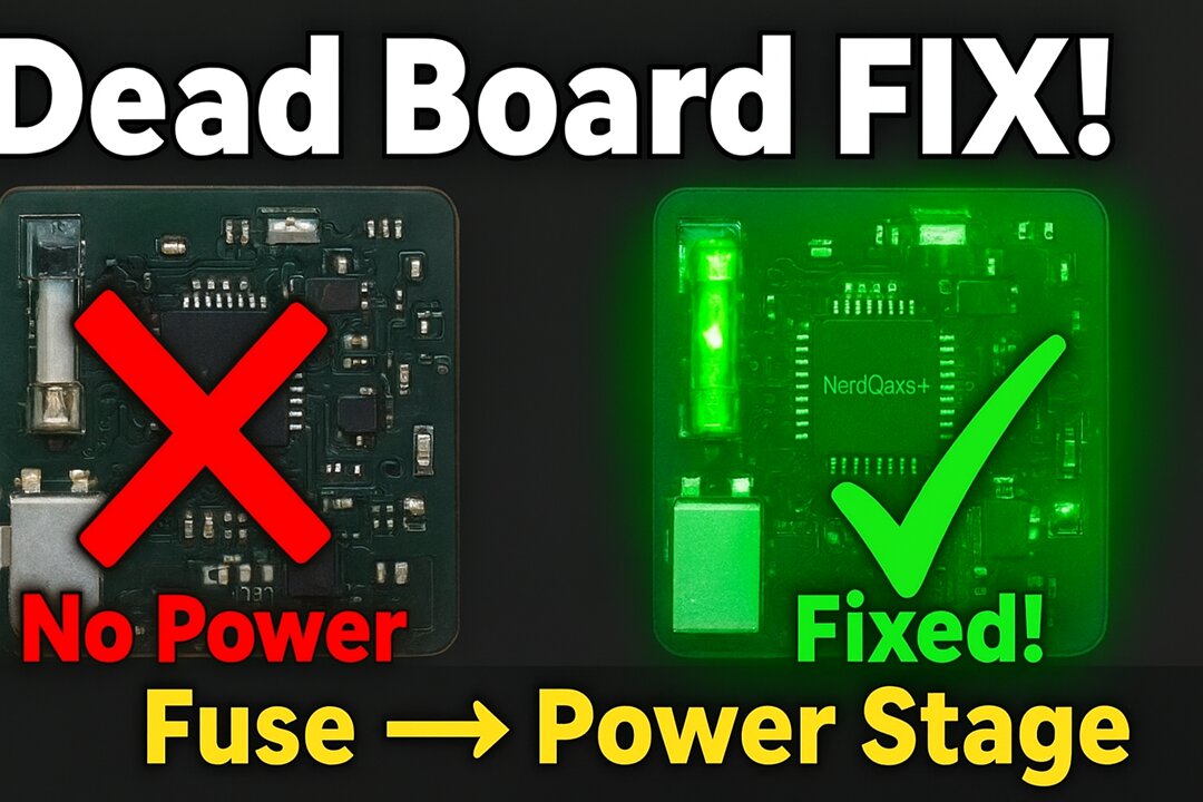NerdQaxe++ Repair Guide | Step-by-Step Troubleshooting (Dead Board Fix)
