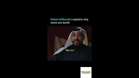 Dubai millionaire explains why taxes are dumb#DubaiMillionaire #TaxFreeLife #NoTaxes #WealthTalks
