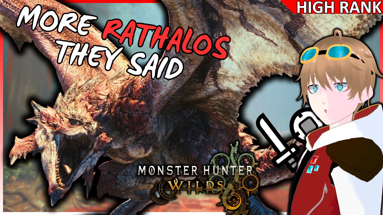 Rathalos is here in High Rank l Monster Hunter Wilds Sword and Shield