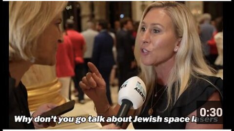 "Marjorie Taylor Greene Furious at BBC Reporter for Questioning 'Jewish Space Lasers'"