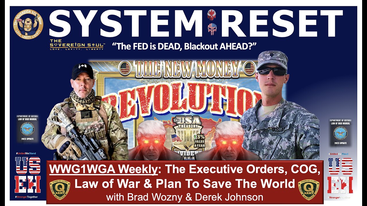 WWG1WGA System Reset: FED's DEAD, Blackout Ahead? Silver to $50/oz+ MAGA Winning with Derek Johnson