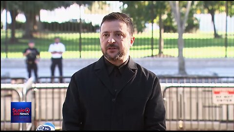 Ukraine's Zelenskyy holds news briefing after meeting with Trump