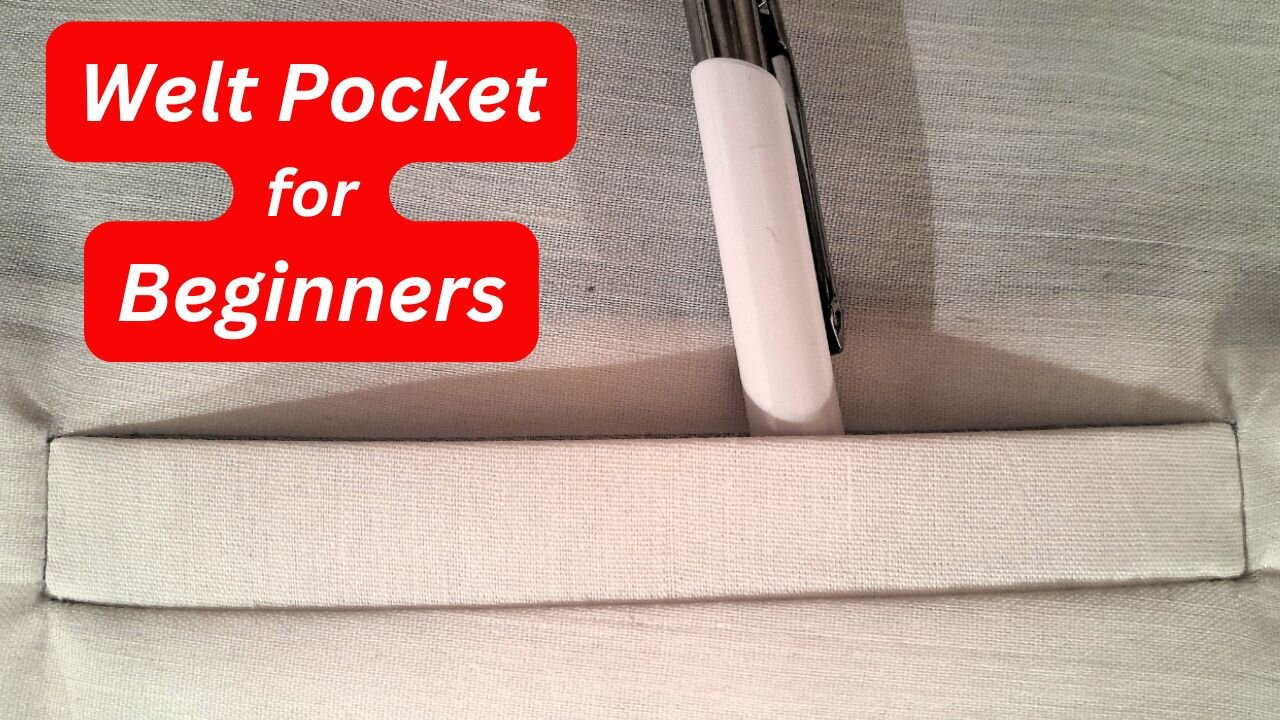 How to Sew a Welt Pocket on a Jacket - Detailed Guide for Beginners | Welt Pocket Sewing Tutorial