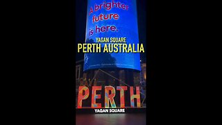 Exploring Perth Australia: Yagan Square At Night