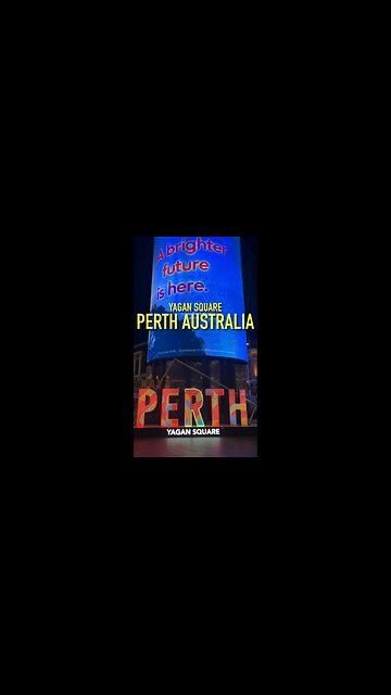 Exploring Perth Australia: Yagan Square At Night