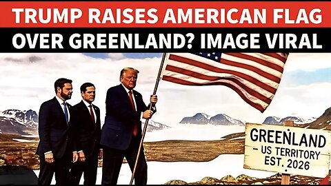 Trump 'ENTERS' Greenland, Then Raises American Flag Over Contested Danish Territory?