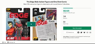 Episode 627: The Edge Blain Action Figure & One Shot Comic Kickstarter with Marvin Wynn