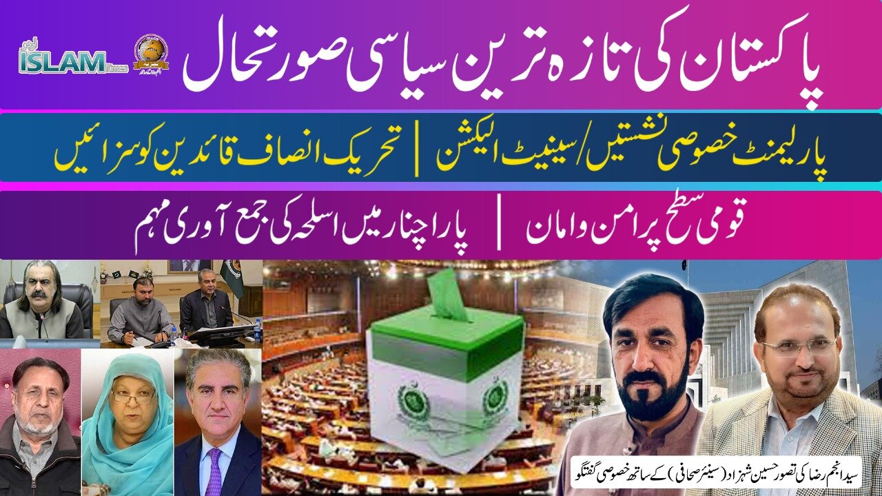 تجزیہ انجم رضا کے ساتھ موضوع: پاکستان کی تازہ ترین سیاسی صورتحال
