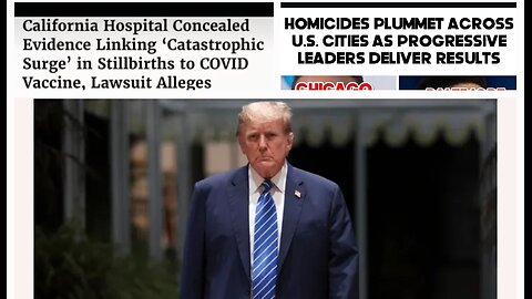 MRNA die-off continues, Democrats claim credit for crime stats, Trump lawsuit payouts