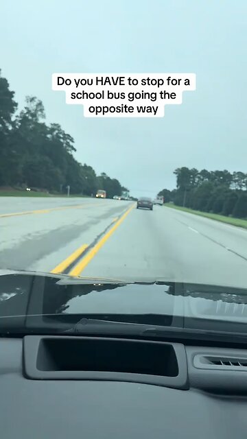 Do You Stop for a School Bus Across a Divided Highway ? #SchoolBusLaw #japd