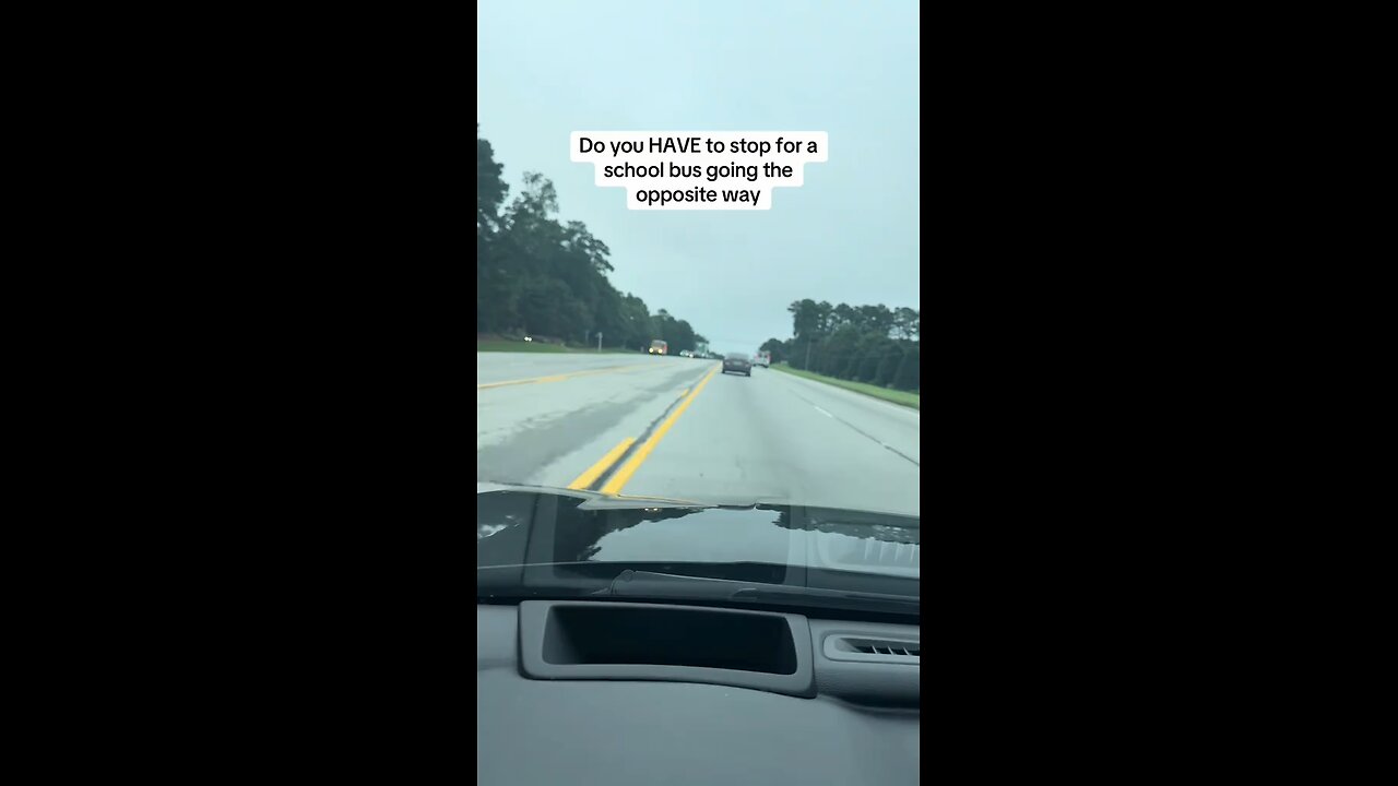Do You Stop for a School Bus Across a Divided Highway ? #SchoolBusLaw #japd