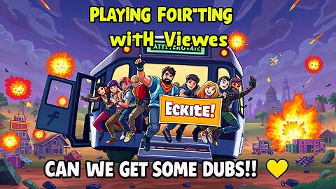 Playing Fortnite with Viewers – Can We Get Some Dubs?! 🏆🔥