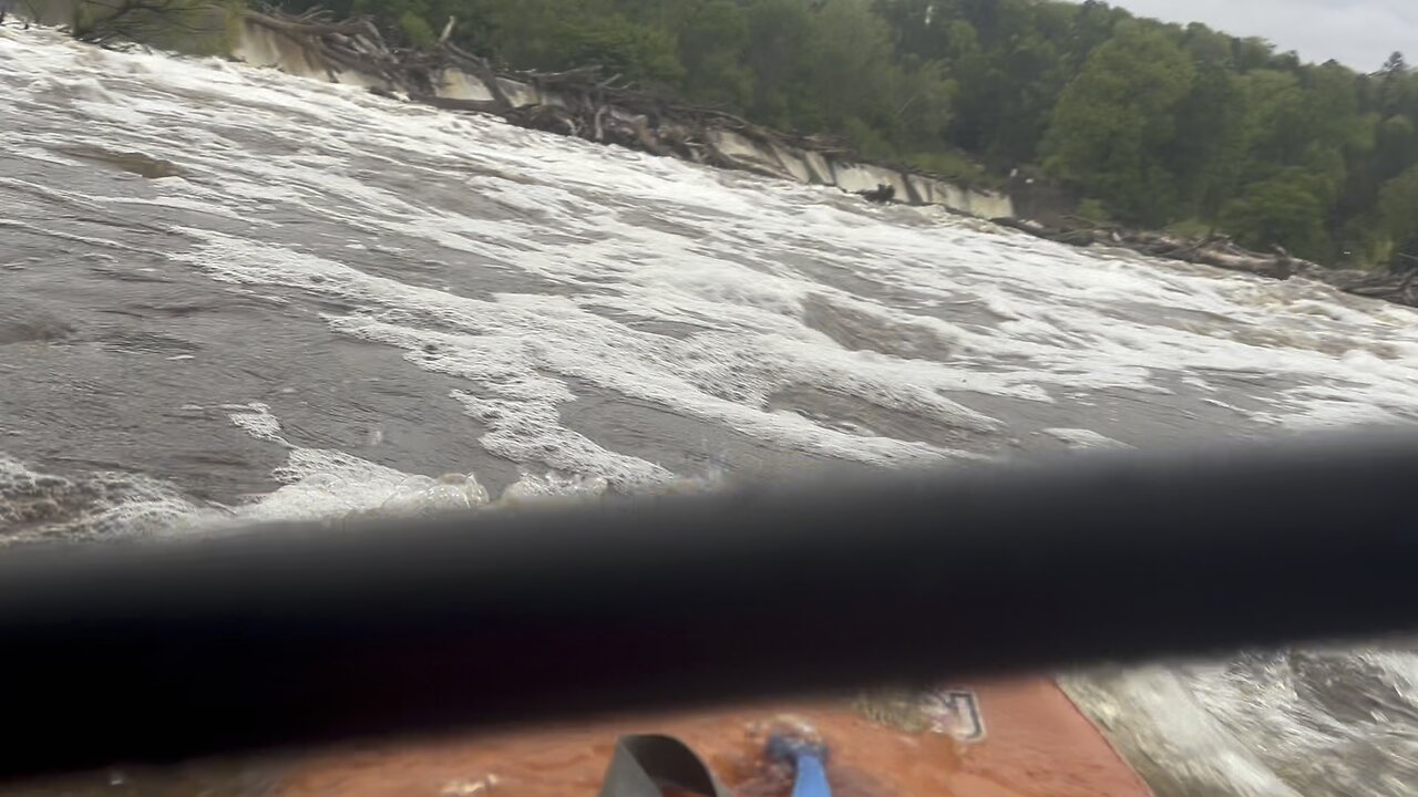 Lockville Dam (Deep River) Rapids Below and Portage Info