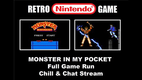 Monster In My Pocket full game run: Chill & Chat with BrightGaming playing a Classic Nintendo Game