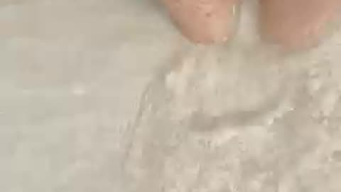 Barefoot Sensory Experience on the Soft Sands of Half Moon Cay, Bahamas