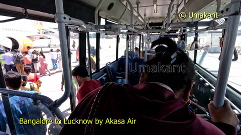Bangalore to Lucknow by Akasa Air- Boarding and Departure
