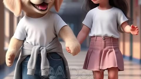 The awkward moment that cute puppy will never forget