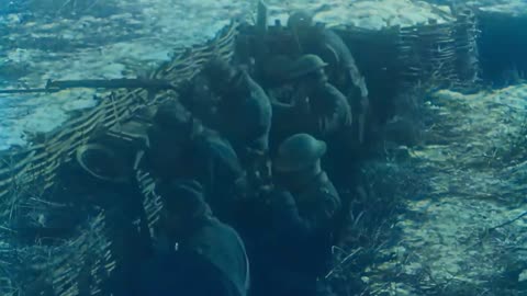 82 - Mud and metal mud and pain - WW1 Inspired Trench Music - Colourized Footage