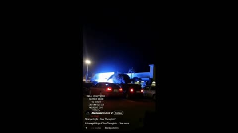 Directed Energy Weapon test?