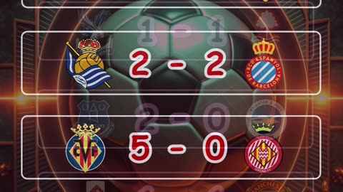 Resultado de los partidos de la liga española y premier league del día 24 de Agosto